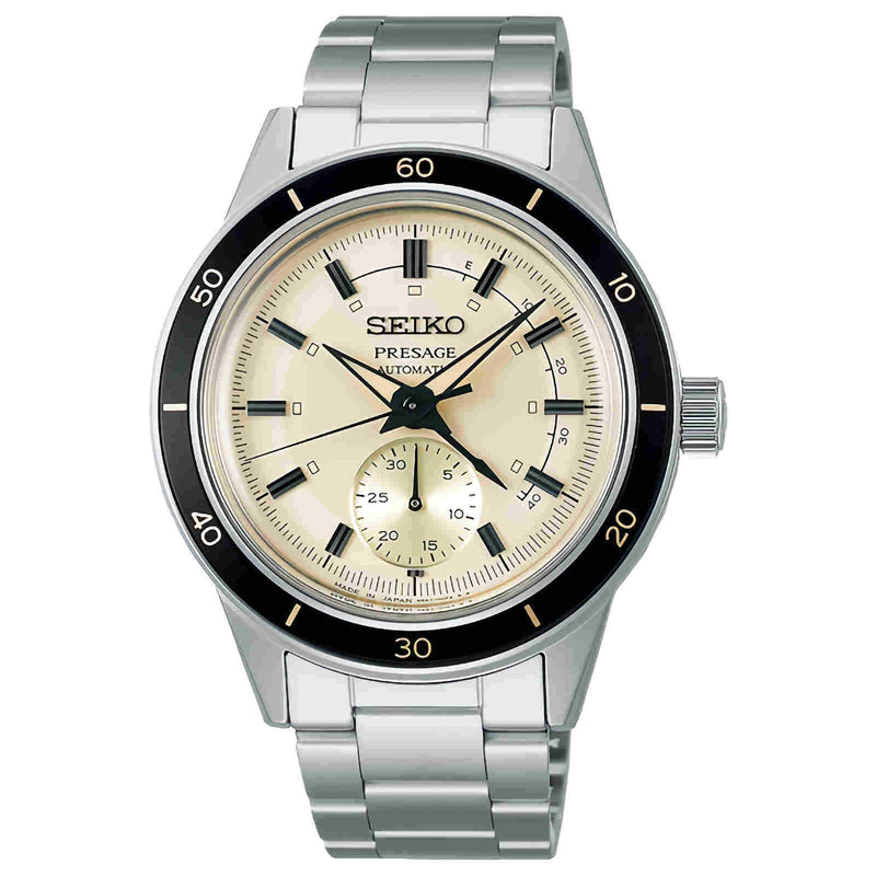 SEIKO Presage Style 60’s Series SSA447J1 Automatic Cream Dial Men Watch WARRANTY