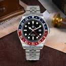 SAN MARTIN SN0005-GMT-4 Automatic Stainless Steel 40mm 20ATM Men's Diver Watch