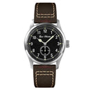 SAN MARTIN SN034-G3 RONDA 6004 Quartz Black Dial 37mm 20ATM Men's Pilot Watch