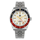 SAN MARTIN SN0005-GMT-2 Automatic Stainless Steel 40mm 20ATM Men's Diver Watch