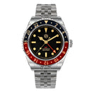 SAN MARTIN SN0005-GMT-2 Automatic Stainless Steel 40mm 20ATM Men's Diver Watch