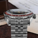 SAN MARTIN SN0005-GMT-2 Automatic Stainless Steel 40mm 20ATM Men's Diver Watch