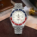 SAN MARTIN SN0005-GMT-4 Automatic Stainless Steel 40mm 20ATM Men's Diver Watch