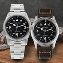 SAN MARTIN SN0034-G-B1 Miyota Automatic Stainless Steel 37mm 10 ATM Pilot Watch