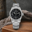 SAN MARTIN SN0034-G-B1 Miyota Automatic Stainless Steel 37mm 10 ATM Pilot Watch