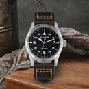 SAN MARTIN SN0034-G-B1 Miyota Automatic Stainless Steel 37mm 10 ATM Pilot Watch