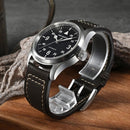 SAN MARTIN SN0034-G-B1 Miyota Automatic Stainless Steel 37mm 10 ATM Pilot Watch