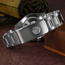 SAN MARTIN SN0054-G-B1 BB GMT Automatic Stainless Steel 39mm 10ATM Men's Watch