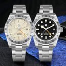 SAN MARTIN SN0054-G-C BB GMT Automatic Stainless Steel 39mm 10ATM Sport's Watch