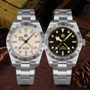 SAN MARTIN SN0054-G BB GMT Automatic Stainless Steel 39mm 10ATM Men Sports Watch