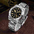 SAN MARTIN SN0054-G BB GMT Automatic Stainless Steel 39mm 10ATM Men Sports Watch