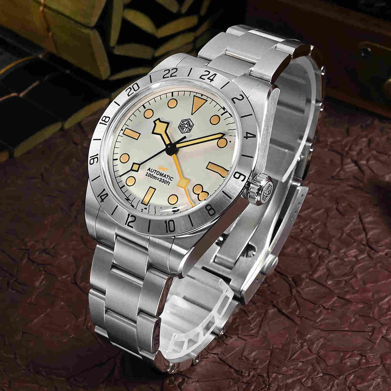 SAN MARTIN SN0054-G BB GMT 機械錶