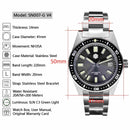 清貨特價 SAN MARTIN SN007-G V4 62MAS Automatic Stainless Steel 41mm 20ATM Men Diver Watch
