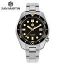 SAN MARTIN SN0087-G MM300 Automatic Gilt Black Dial 44mm 30ATM Men's Diver Watch