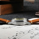 SAN MARTIN SN0108-G Military Style NH35 Automatic 38.5mm 10ATM Men's Pilot Watch