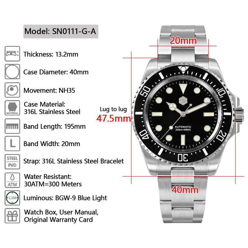 SAN MARTIN SN0111-G-A 機械錶