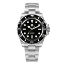 SAN MARTIN SN0111-G-A Automatic Enamel Black Dial 40mm 30ATM Men's Diver Watch