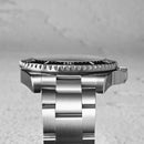 SAN MARTIN SN0111-G-A Automatic Enamel Black Dial 40mm 30ATM Men's Diver Watch