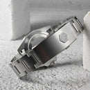 SAN MARTIN SN0111-G-A Automatic Enamel Black Dial 40mm 30ATM Men's Diver Watch