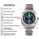 SAN MARTIN SN026-G 70's Style Automatic Stainless Steel 39.5mm 10ATM Sport Watch