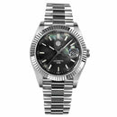 SAN MARTIN SN059-G V2 Classic Automatic PT5000 100M Stainless Steel Men's Watch