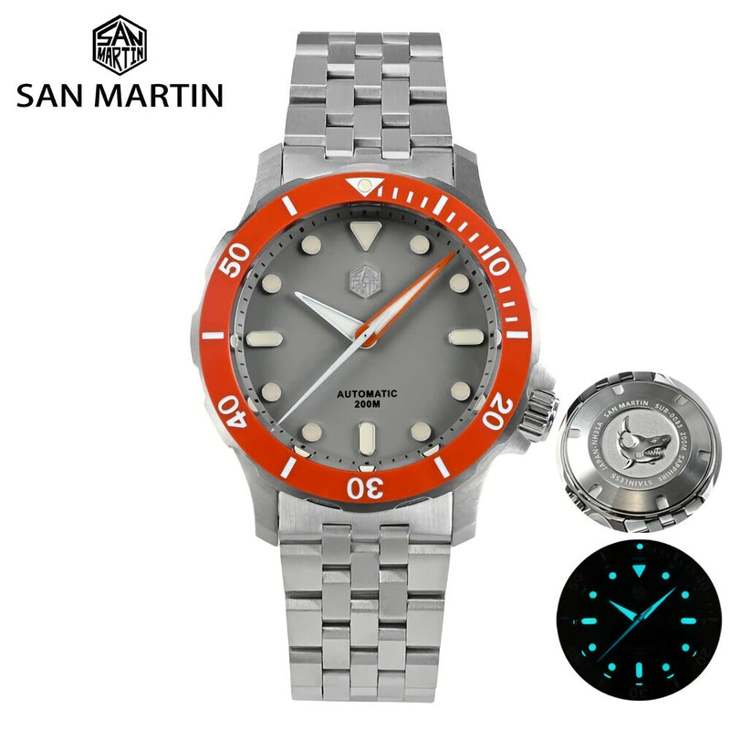 SAN MARTIN SN085-G NH35 機械錶
