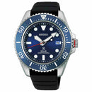 Seiko Prospex SNE593P1 Solar Blue Dial Silicone Strap Men's Diver Watch WARRANTY