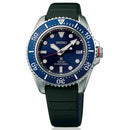 Seiko Prospex SNE593P1 Solar Blue Dial Silicone Strap Men's Diver Watch WARRANTY