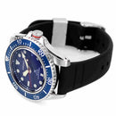 Seiko Prospex SNE593P1 Solar Blue Dial Silicone Strap Men's Diver Watch WARRANTY