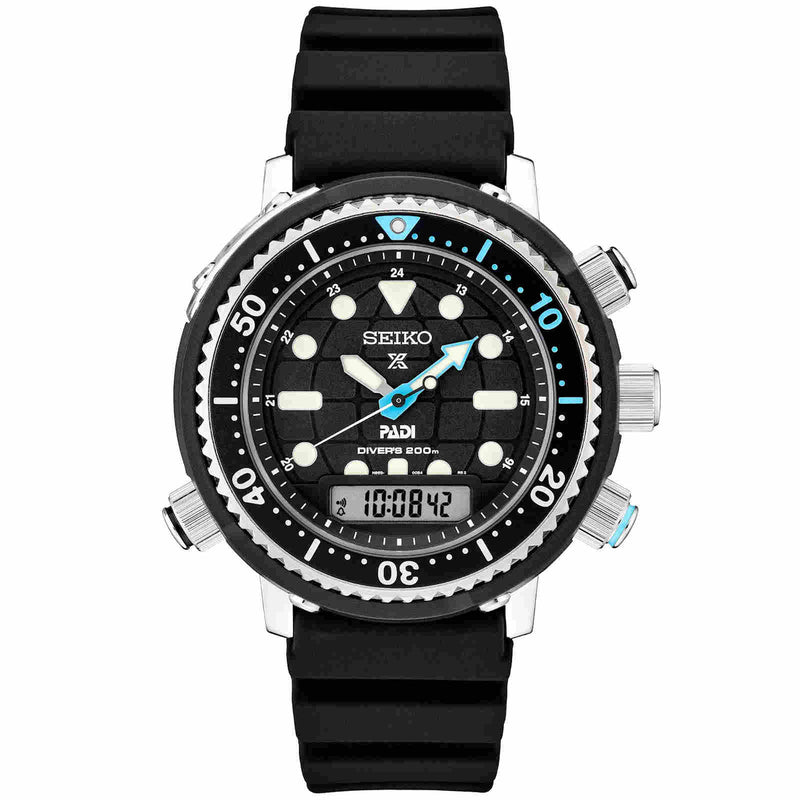 SEIKO Prospex SNJ035P1 Solar  PADI 雙顯 特別版