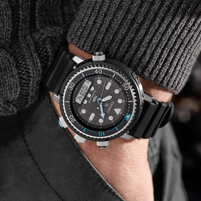 SEIKO Prospex SNJ035P1 Solar  PADI 雙顯 特別版