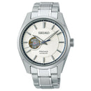 Seiko Presage Sharp Edged SPB309J1 Open Heart White Dial Automatic Men's Watch