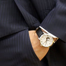 Seiko Presage SSA379J1 Zen Garden Open Heart Skeleton White Dial Watch WARRANTY