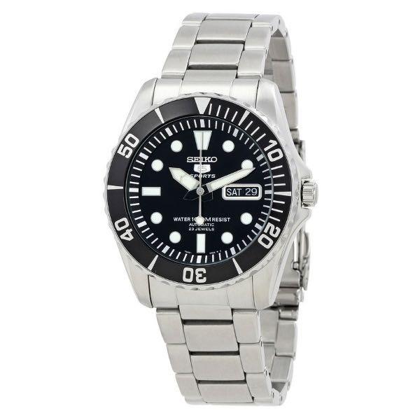 SEIKO 5 Submariner SNZF17 SNZF17K1 不鏽鋼 全自動機械 男士手錶
