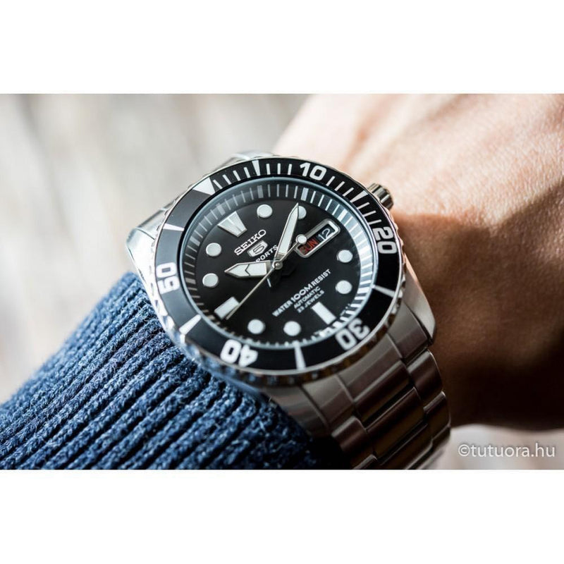 SEIKO 5 Submariner SNZF17 SNZF17K1 不鏽鋼 全自動機械 男士手錶