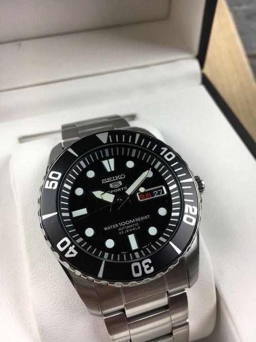 SEIKO 5 Submariner SNZF17 SNZF17K1 不鏽鋼 全自動機械 男士手錶