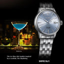 Seiko Presage SRPE19J1 Cocktail Time Skydiving Ice Blue Dial Japan Made Watch