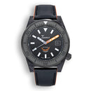 SQUALE 鯊魚仔 T-183FCOR Forged Carbon Orange Gray Dial 600M SWISS 潛水錶 瑞士製造